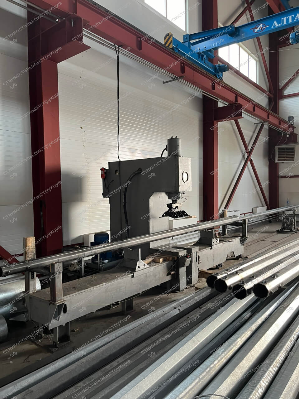 Участок выпрямления опор